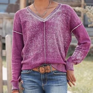Sundance Cece Sweater, Viola Quartz Color, Size Large
